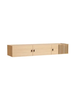 Woud Array Low Sideboard, wall-mounted fra><noscript><img width=