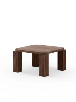 New Works Atlas Sofabord 600x600, Smoked Oak fra> Sofaborde