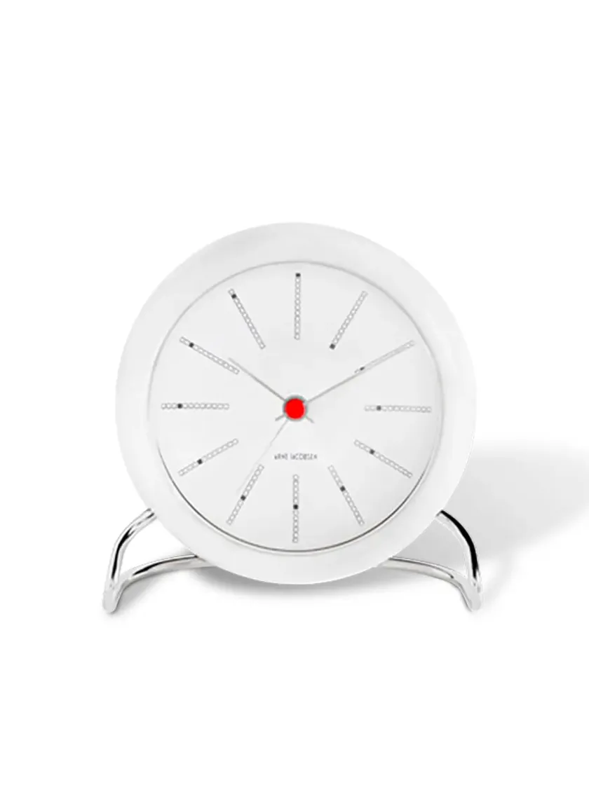 Arne Jacobsen Clocks Bankers Bordur, hvid af Arne Jacobsen> Gaver Til Ham