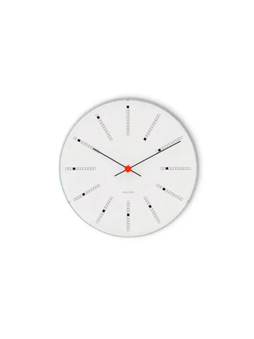 Arne Jacobsen Clocks Bankers club vægur af Arne Jacobsen (Ø: 16)> Gaver Til Ham|Vægure