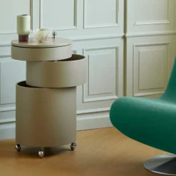 Verpan Barboy Sidebord, lilac grey af Verner Panton><noscript><img width=