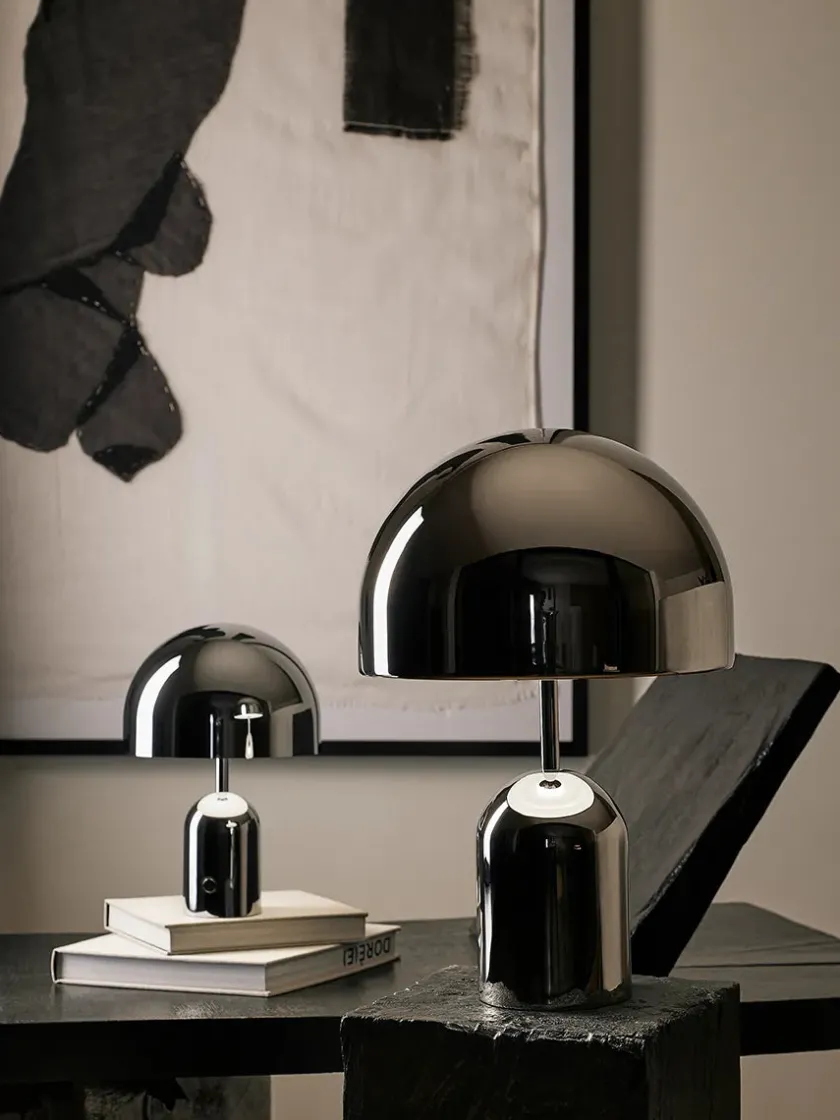 Tom Dixon Bell Portable Bordlampe, grey fra> Portable Lamper|Spots