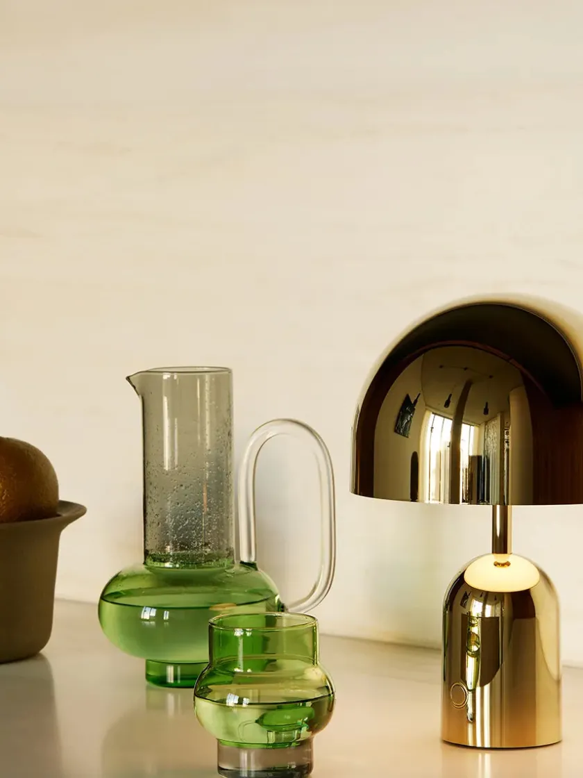 Tom Dixon Bell Portable Bordlampe, taupe fra> Portable Lamper|Spots