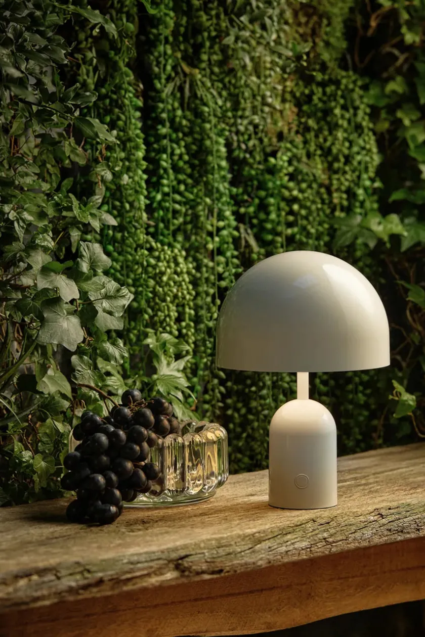 Tom Dixon Bell Portable Bordlampe, taupe fra> Portable Lamper|Spots