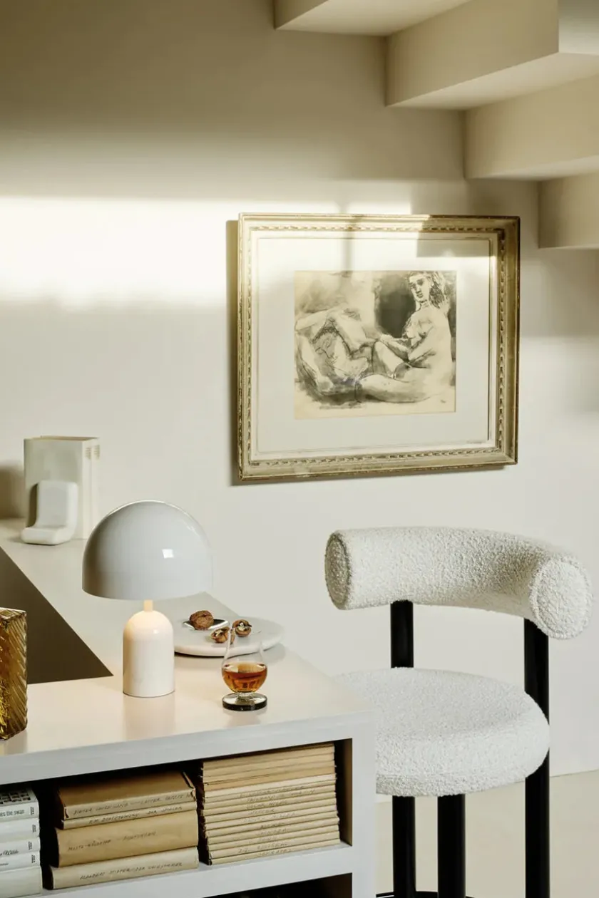 Tom Dixon Bell Portable Bordlampe, taupe fra> Portable Lamper|Spots