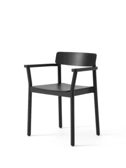 &Tradition Betty TK10 Spisebordsstol, sortlakeret eg fra> Spisebordsstole