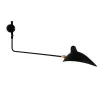 Editions Serge Mouille Big Wall Lamp w/1 Rotating Straight Arm af Serge Mouille> Væglamper|Spots