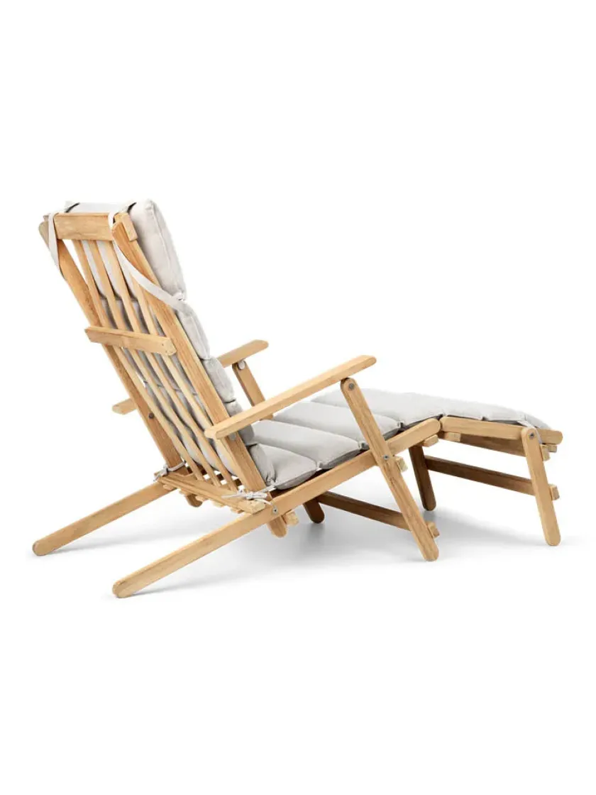 Carl Hansen & Søn BM5565 Dækstol inkl. hynde af Børge Mogensen> Solvogne/Liggestole