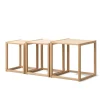 Fredericia Furniture BM375 Nesting Tables af Børge Mogensen> Sideborde Og Små Borde