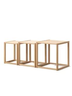 Fredericia Furniture BM375 Nesting Tables af Børge Mogensen> Sideborde Og Små Borde