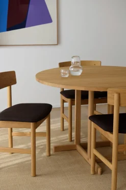 Fredericia Furniture BM80 Shaker spisebord, rundt af Børge Mogensen><noscript><img width=