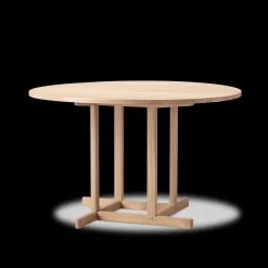 Fredericia Furniture BM80 Shaker spisebord, rundt af Børge Mogensen><noscript><img width=