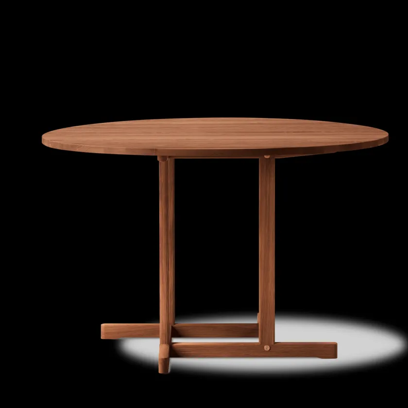 Fredericia Furniture BM80 Shaker spisebord, rundt af Børge Mogensen> Spiseborde