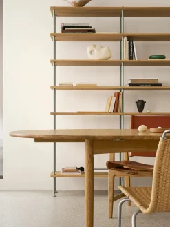 Carl Hansen & Søn BM0121 Spisebord, sæbebehandlet eg af Børge Mogensen><noscript><img width=