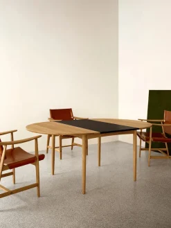 Carl Hansen & Søn BM0121 Spisebord, sæbebehandlet eg af Børge Mogensen><noscript><img width=