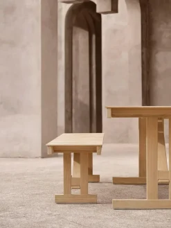 Carl Hansen & Søn BM1871 Udendørsbænk af Børge Mogensen> Havebænke