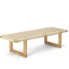 Carl Hansen & Søn BM0489L Table Bench, papirflet af Børge Mogensen> Bænke|Sofaborde