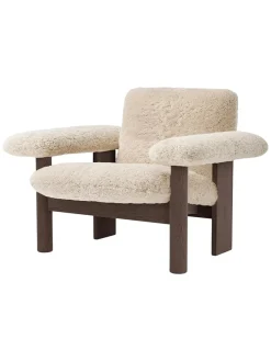Audo Copenhagen Brasilia Lounge Chair, low back, sheepskin fra> Lænestole