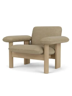 Audo Copenhagen Brasilia Lounge Chair, low back, sheepskin fra><noscript><img width=