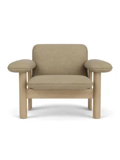 Audo Copenhagen Brasilia Lounge Chair, low back, sheepskin fra><noscript><img width=