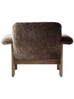 Audo Copenhagen Brasilia Lounge Chair, low back, sheepskin fra><noscript><img width=