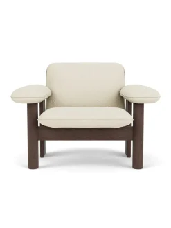 Audo Copenhagen Brasilia Lounge Chair, low back, sheepskin fra><noscript><img width=