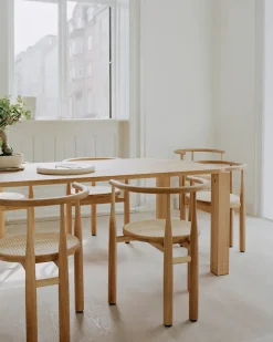 New Works Bukowski Chair m. Fransk Flet, eg fra> Spisebordsstole