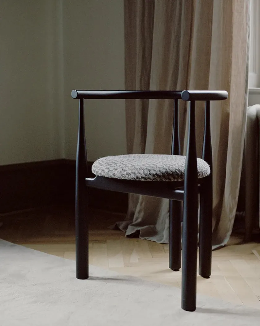 New Works Bukowski Chair, sort fra> Spisebordsstole