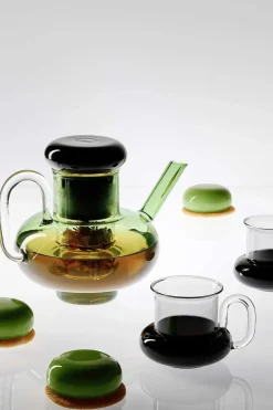 Tom Dixon Bump Tea Pot Green fra> Kander