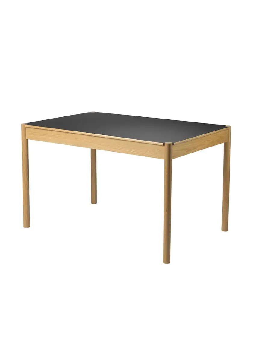 FDB Møbler C44 Spisebord 80 x 120 cm, nero fra> Spiseborde