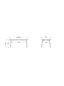 FDB Møbler C65 Spisebord fra><noscript><img width=