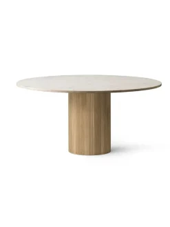 Vipp Cabin bord Ø150, beige marmor fra><noscript><img width=