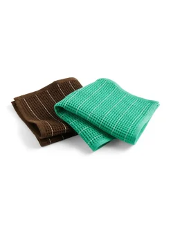 HAY Canteen Dish Cloth, sæt á 2 stk. fra> Køkkentekstiler