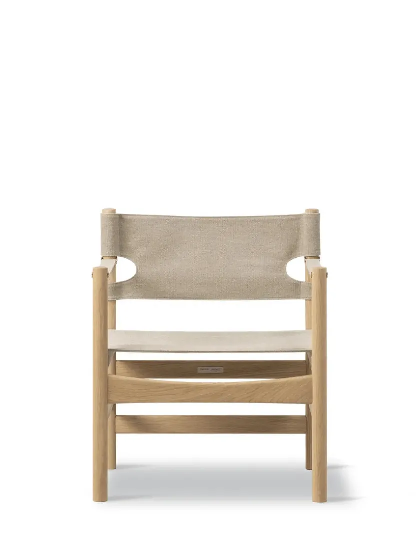 Fredericia Furniture Canvas 21 stol, lys olieret eg af Børge Mogensen> Lænestole