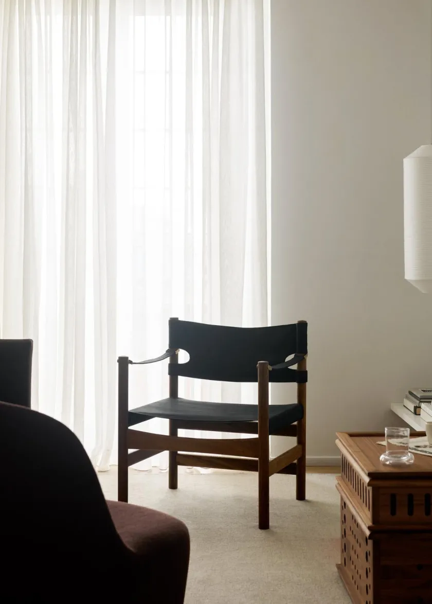 Fredericia Furniture Canvas 21 stol, lys olieret eg af Børge Mogensen> Lænestole