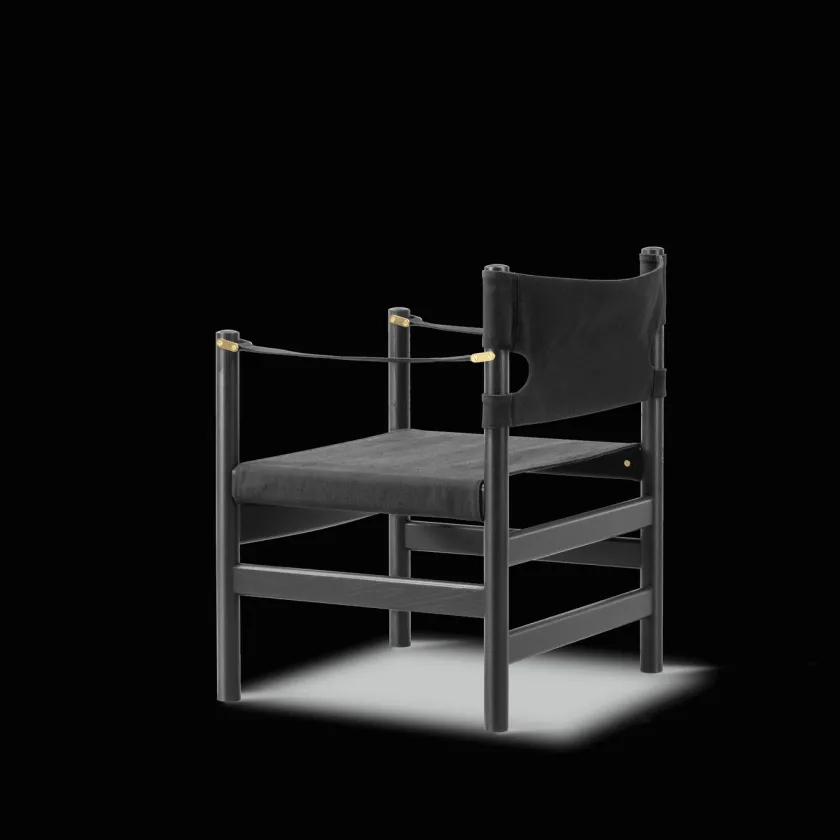 Fredericia Furniture Canvas 21 stol, lys olieret eg af Børge Mogensen> Lænestole