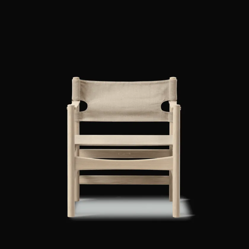 Fredericia Furniture Canvas 21 stol, lys olieret eg af Børge Mogensen> Lænestole