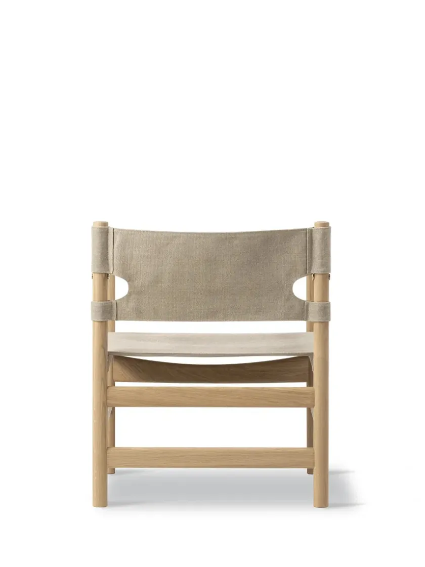 Fredericia Furniture Canvas 21 stol, lys olieret eg af Børge Mogensen> Lænestole