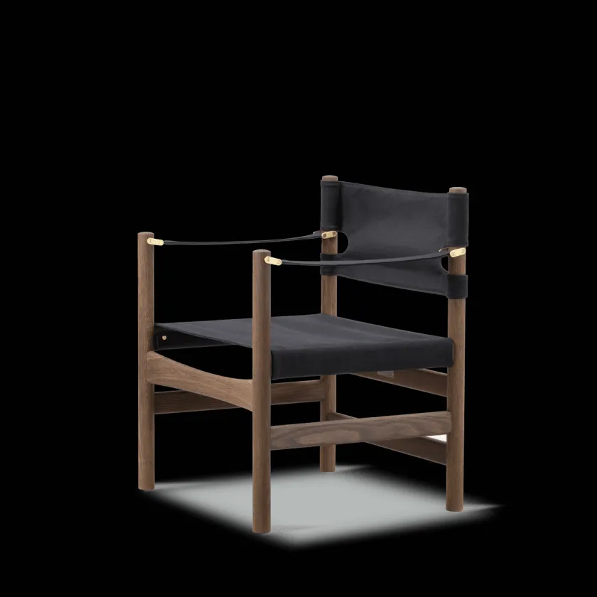 Fredericia Furniture Canvas 21 stol, lys olieret eg af Børge Mogensen> Lænestole