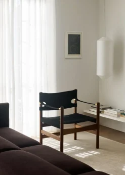 Fredericia Furniture Canvas 21 stol, røget olieret eg af Børge Mogensen> Loungestole|Lænestole