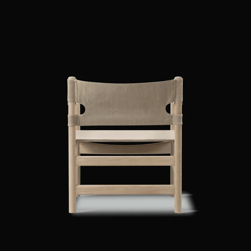 Fredericia Furniture Canvas 21 stol, røget olieret eg af Børge Mogensen> Loungestole|Lænestole