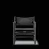 Fredericia Furniture Canvas 21 stol, sortlakeret eg af Børge Mogensen> Loungestole|Lænestole