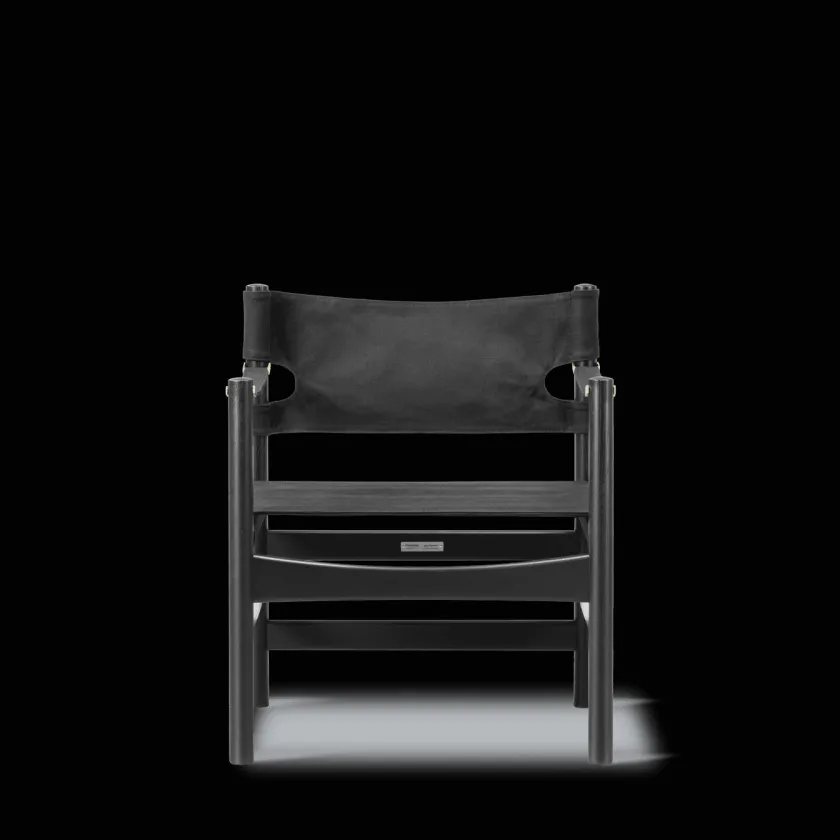 Fredericia Furniture Canvas 21 stol, sortlakeret eg af Børge Mogensen> Loungestole|Lænestole