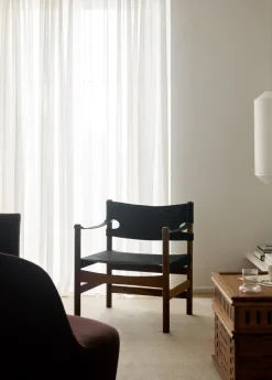 Fredericia Furniture Canvas 21 stol, sortlakeret eg af Børge Mogensen> Loungestole|Lænestole