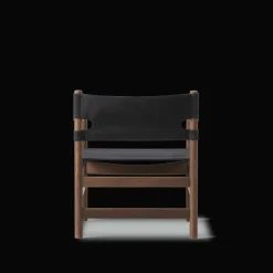 Fredericia Furniture Canvas 21 stol, sortlakeret eg af Børge Mogensen><noscript><img width=