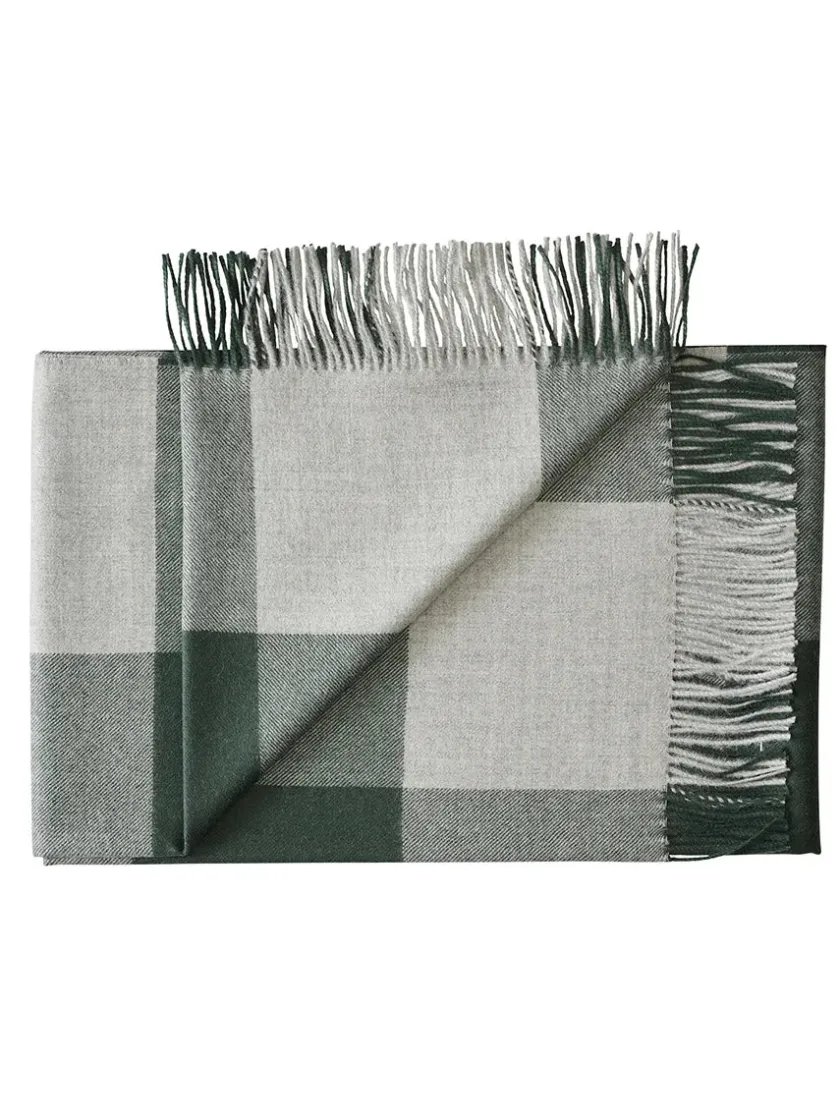 Silkeborg Uldspinderi Caracas Plaid, caramel fra> Puder Og Plaider