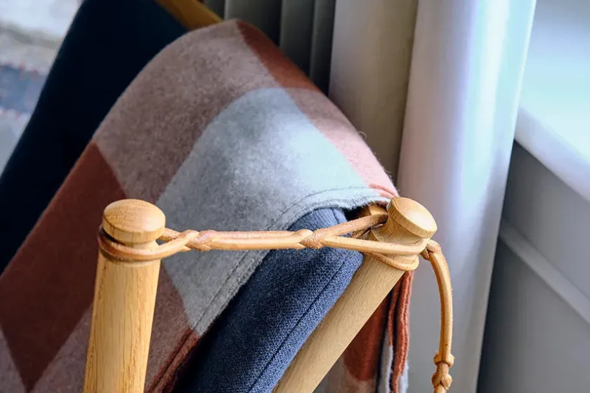 Silkeborg Uldspinderi Caracas Plaid, umber fra> Gaver Til Ham|Puder Og Plaider