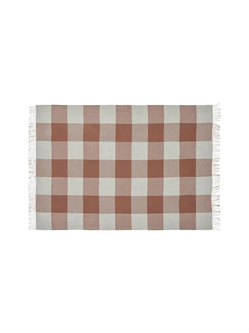 Silkeborg Uldspinderi Caracas Plaid, umber fra> Gaver Til Ham|Puder Og Plaider
