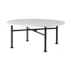 GUBI Carmel Coffee Table, clam white i 75 x 75 cm fra> Sofaborde