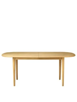 FDB Møbler C63E Bjørk Spisebord inkl. 2 Tillægsplader, olieret eg fra><noscript><img width=